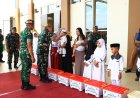Penyerahan Sembako kepada Anak Yatim Warnai Kunjungan Tim Wasev Sterad TNI di Probolinggo